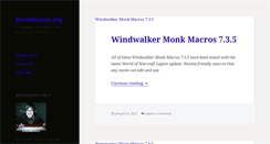 Desktop Screenshot of monkmacros.org