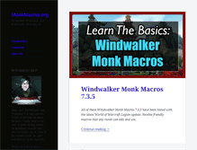 Tablet Screenshot of monkmacros.org